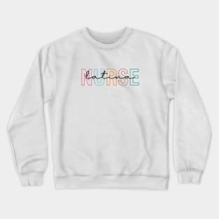 latina nurse Colored Outlines Crewneck Sweatshirt